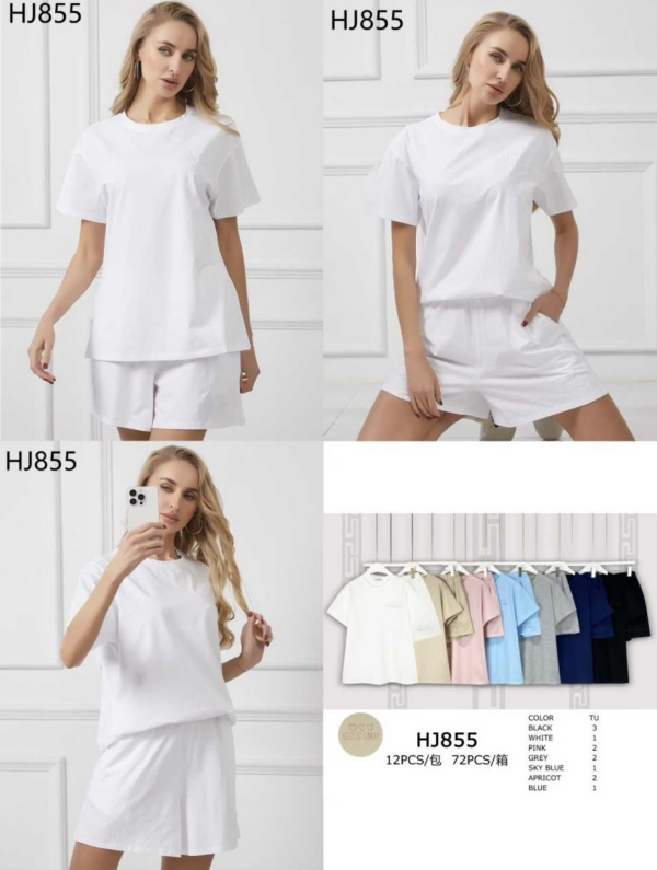 Komplet damskie Roz Standard, Mix Kolor Paczka 12 szt